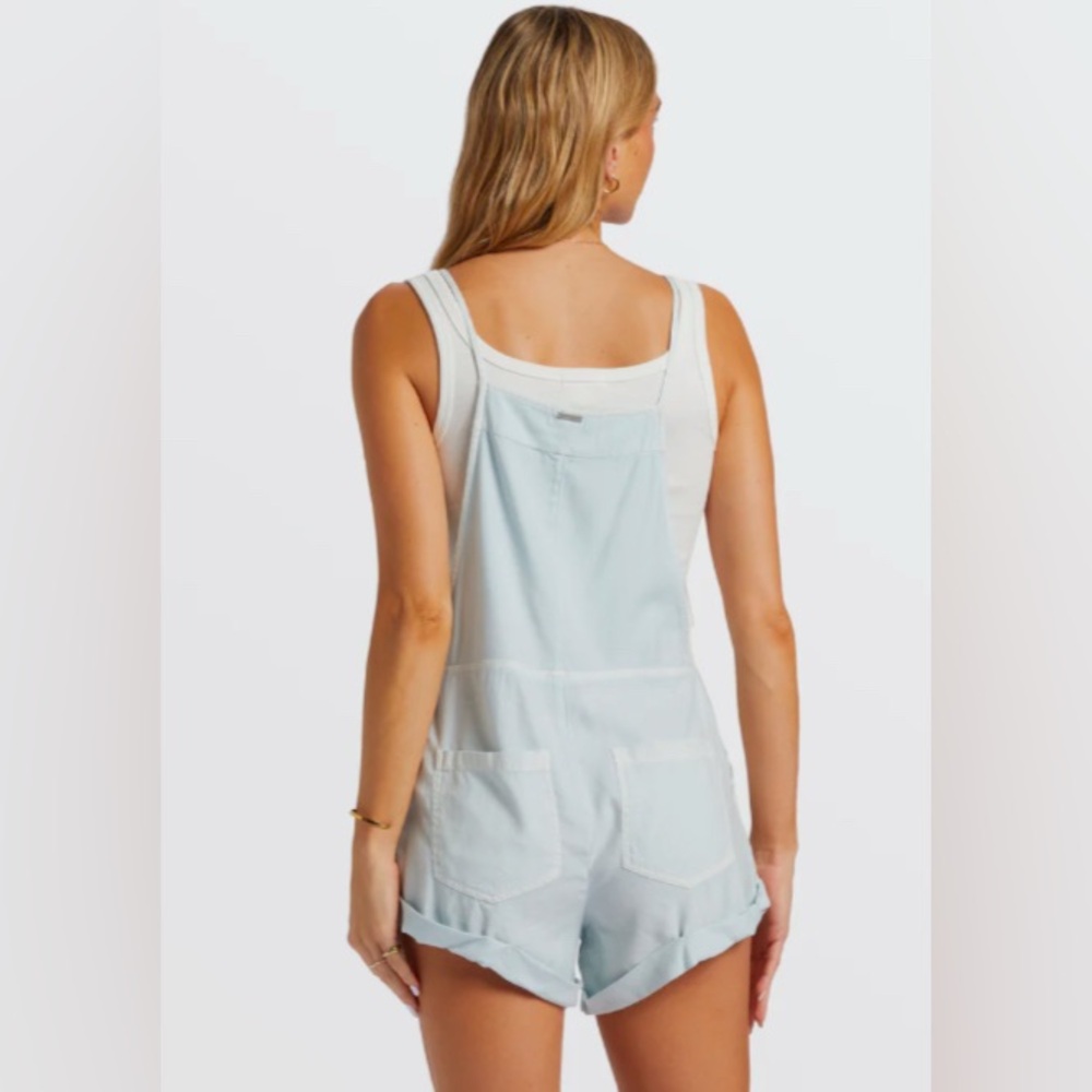 Billabong Light Blue Denim Romper